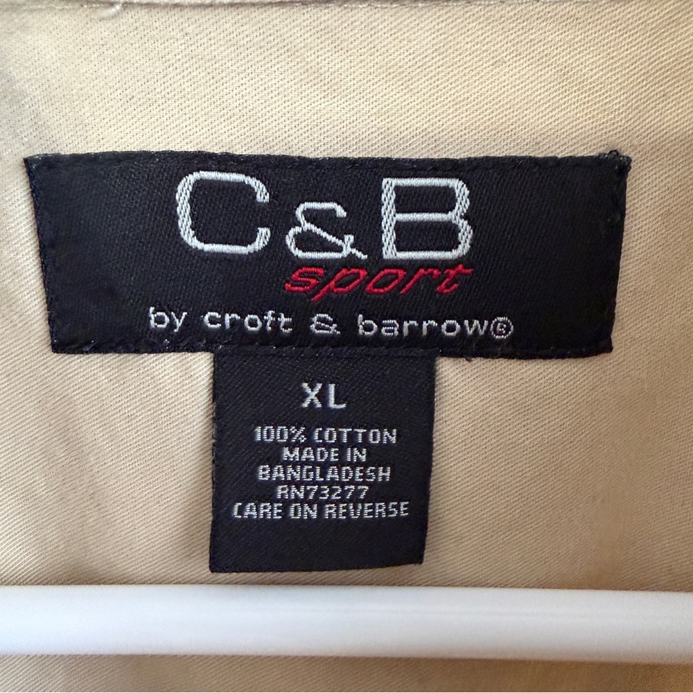 Croft‎ & Barrow Sport fishing embroidered long sleeve size XL - Picture 2 of 4